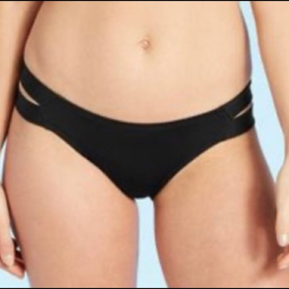 Shade & Shore | Hipster Dbl Tab Bikini Bottoms Size S